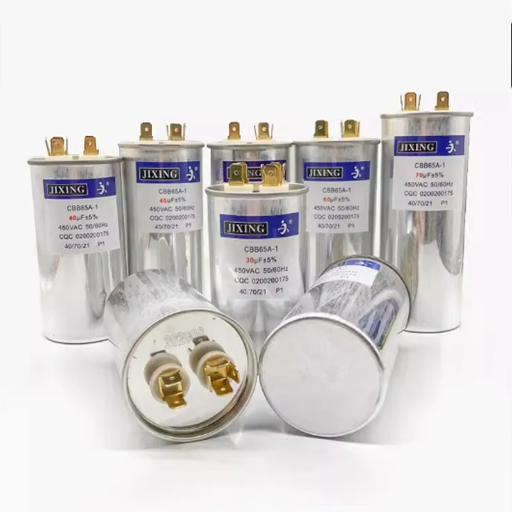 Capacitor de partida do compressor de ar condicionado à prova de explosão, CBB65, 450V