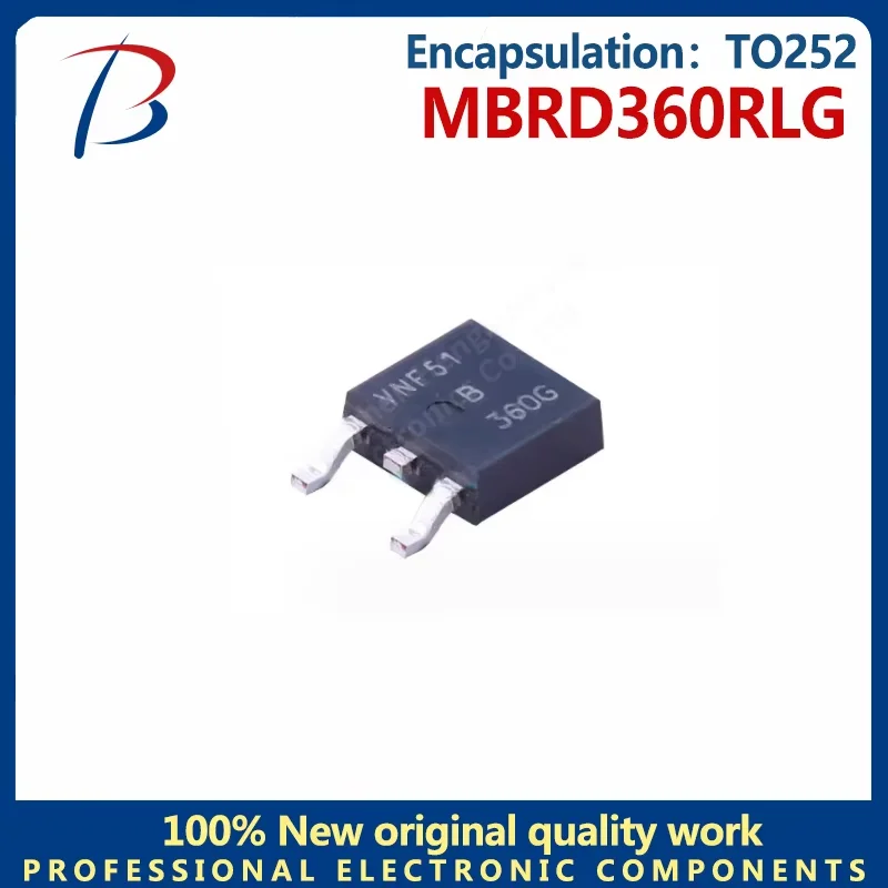 10 pcs/lot MBRD360RLG package TO-252 rectifier 3A 60V Schottky Diode