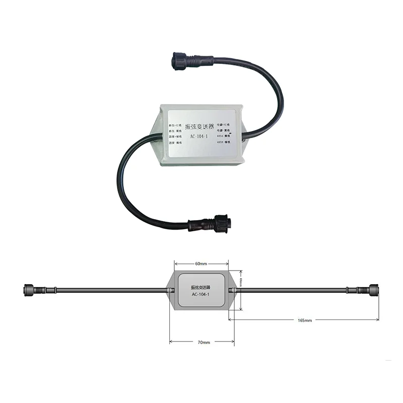 Single Channel Vibrating Wire Sensor to RS485 Transmitter AC104-1A Modbus Protocol