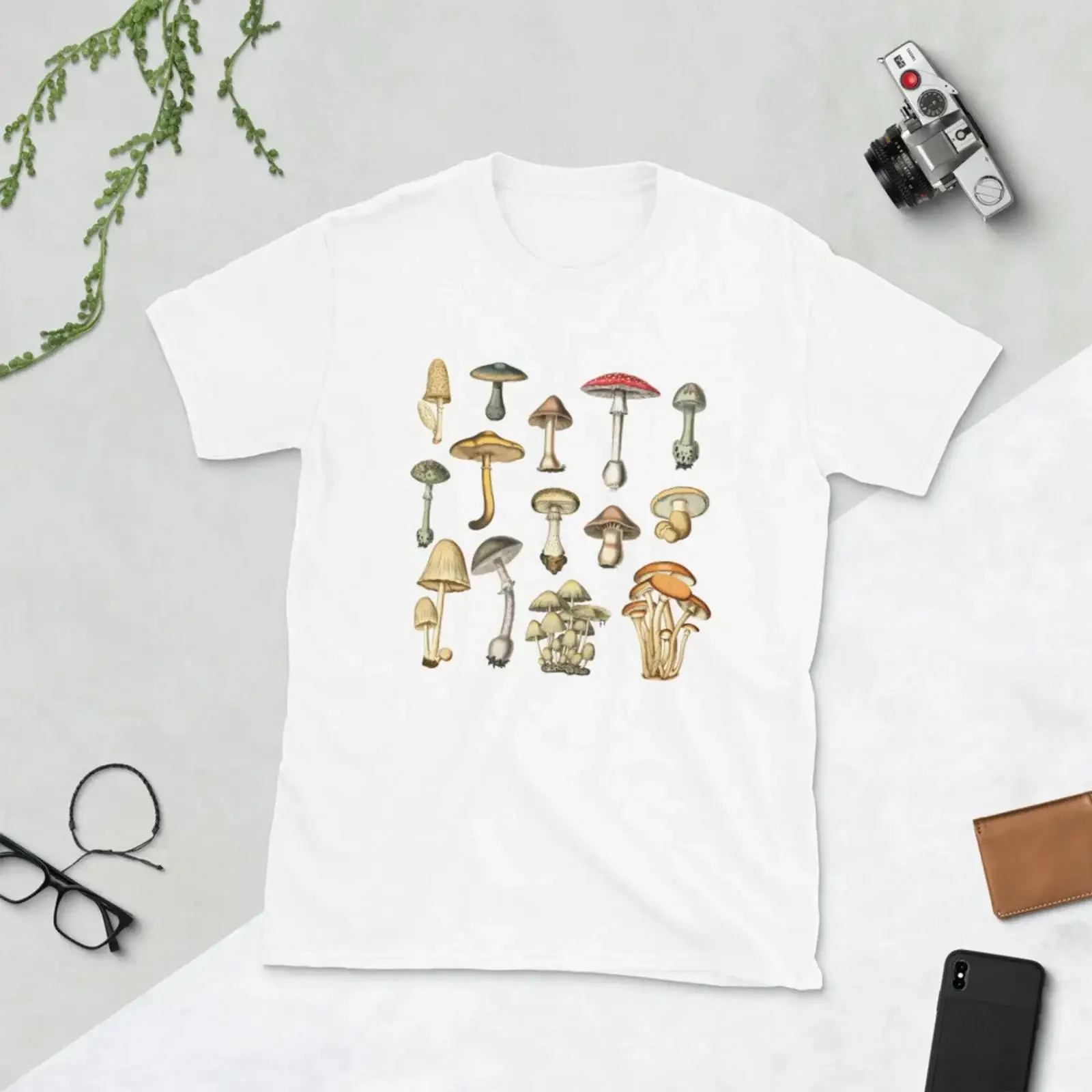 Mushrooms Mycology Fungi Mushroom Shroom Lover Cottagecore T Shirt vintage Washed Soft Breathable Comfortable designer clothes