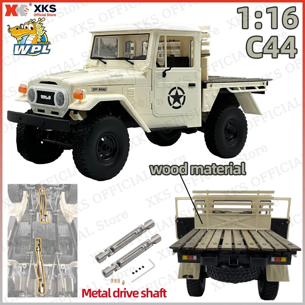 XKS Naughty Dragon C44 FJ45 النموذج الكلاسيكي 4WD الكهربائية عالية RC على الطرق الوعرة روك الزاحف لعبة التحكم عن بعد سيارة هدية للأولاد