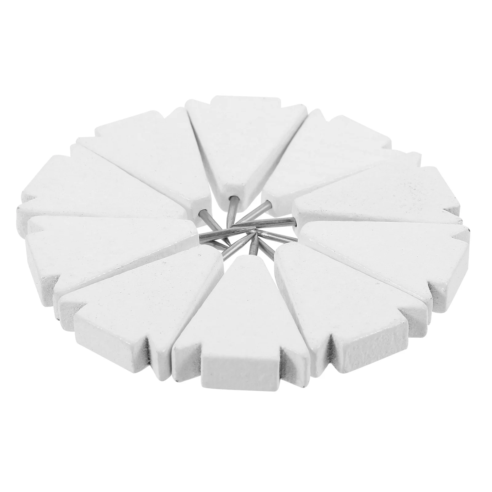 หมุดไม้ 10 ชิ้น หมุดติดกระดานประกาศ อุปกรณ์สำนักงาน ใช้ซ้ำได้ หมุดกระดานไม้ก๊อก หมุดติดผนังสำหรับแผนที่