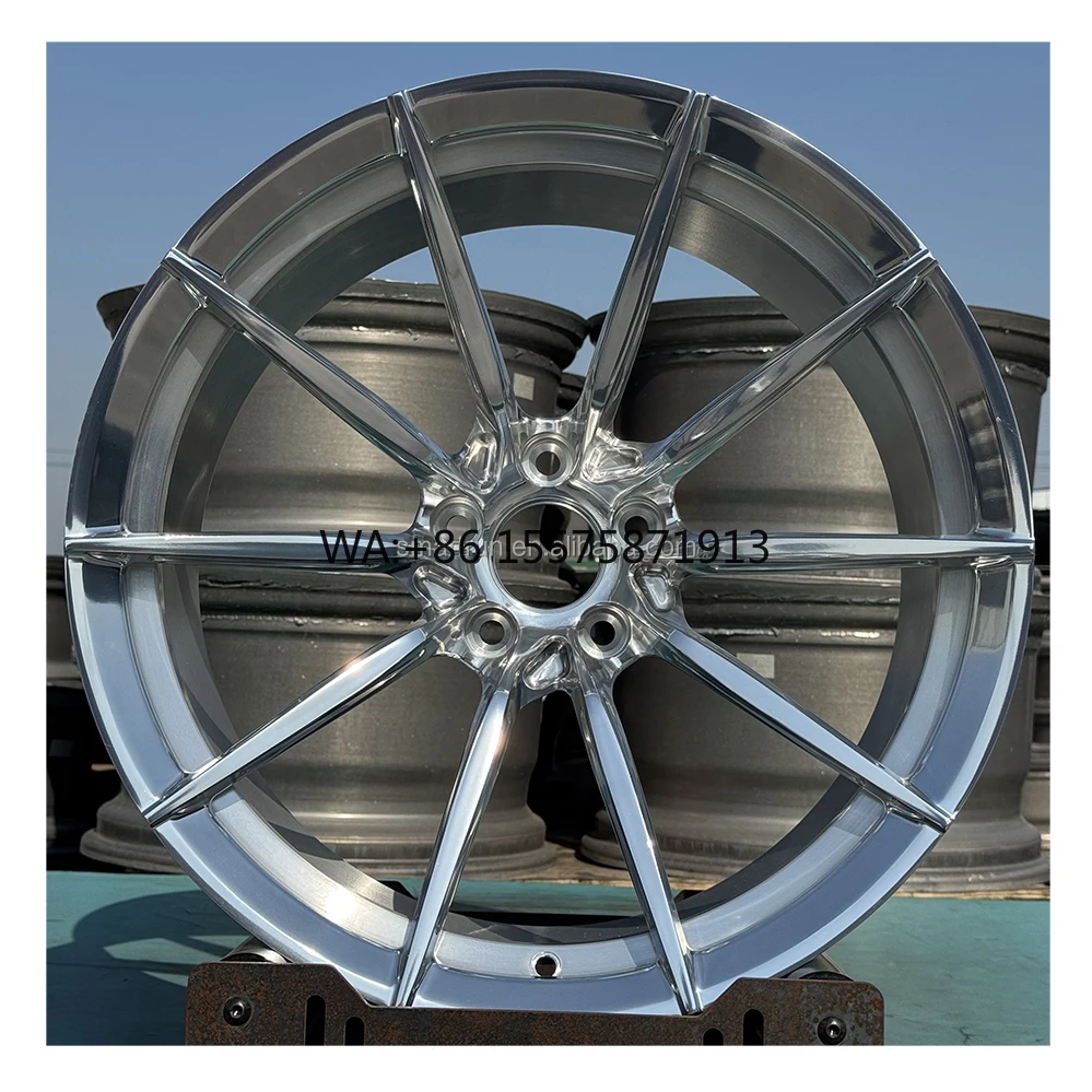 

20 21 22 24-дюймовые легкосплавные диски 6061-T6, кованые, полированные, на заказ, для гоночных автомобилей Mercedes, Audi, Porsche, Land Rover