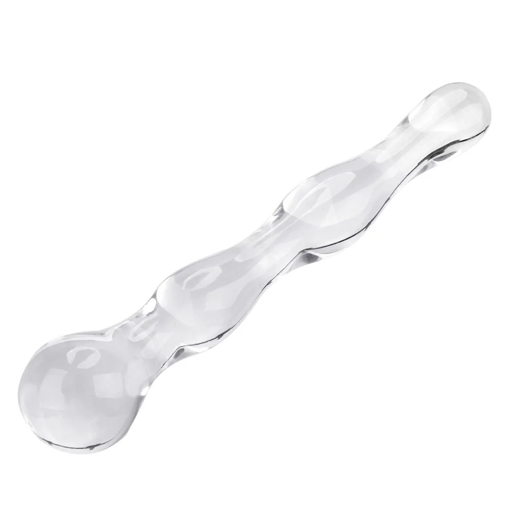 19cm Glass Butt Plug Anal Beads Dildos for Women Vaginal Men Prostate Massager Female Masturbator Sex Toys Adult Erotic Products