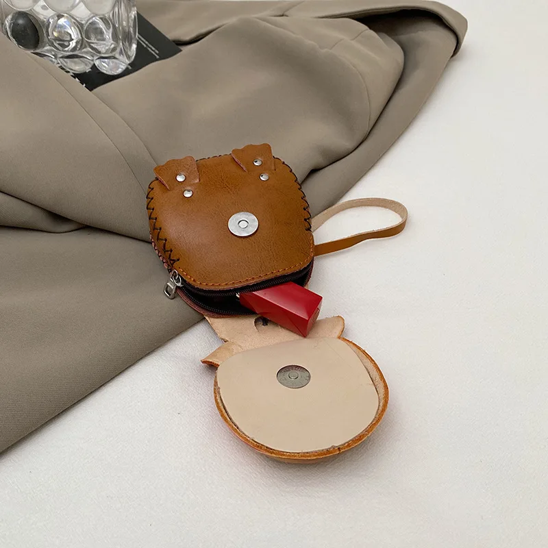 High Quality Pony Mini Key Bag Kawaii Zodiac Car Key Pouch High-end Portable Pocket Keychain Case Coin Wallet