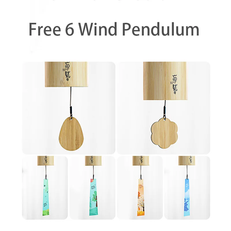 Chord Wind Chime 9 Tone Bamboo Wind Chime Bedroom Balcony Outdoor Hanging Decoration Wind Chime Japanese Music Bell Hand Bell