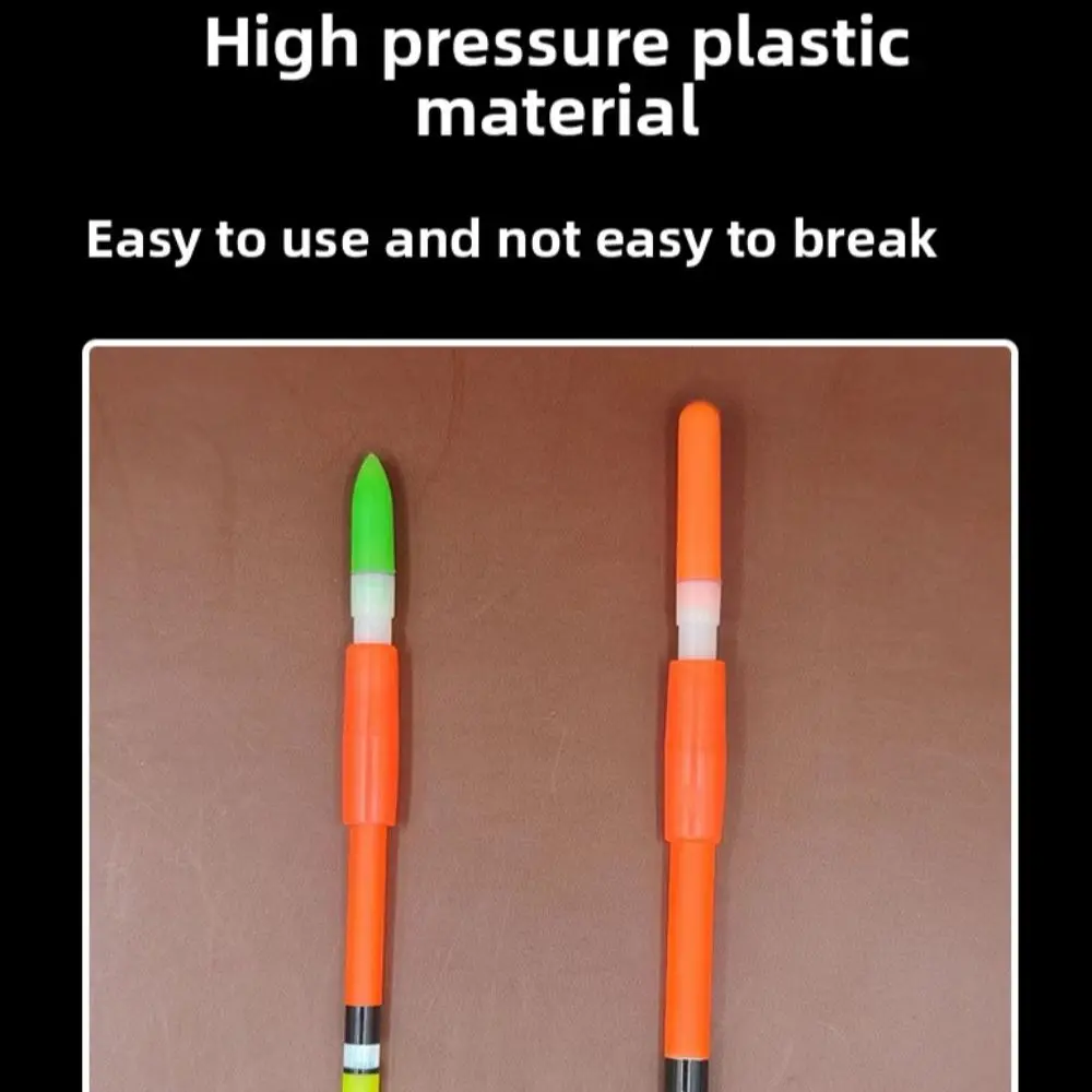 المواد المطاطية تعويم الذيل الفاصوليا المطاطية موصل تصميم العمودي الطفو ضوء العصي موصلات الانجراف الذيل أدوات الصيد #2