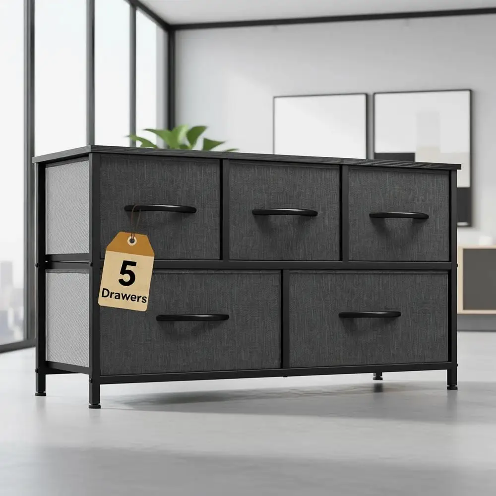 

Комплект мебели для спальни с 5 ящиками, комод с 5 ящиками, черный спальный гарнитур и комод