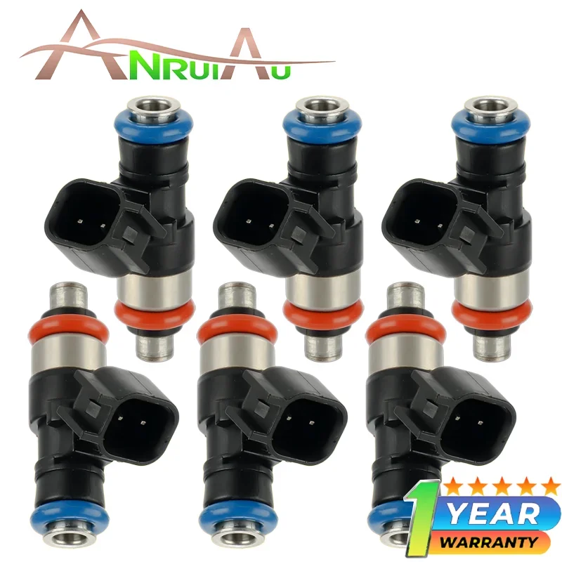 

New 6PCS 0280158191 Fuel Injectors 62667 For 2011-2017 Ford Edge Explorer F-150 Flex Transit Lincoln Continental MKS MKT MKX MKZ