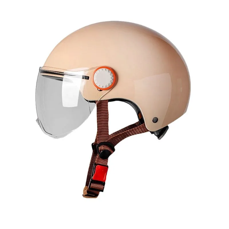 Retro Cocked Tail Motorcycle Helmet for Men and Women Four Seasons Prince Cruise Helmet Riding Personality Half Helmet 5