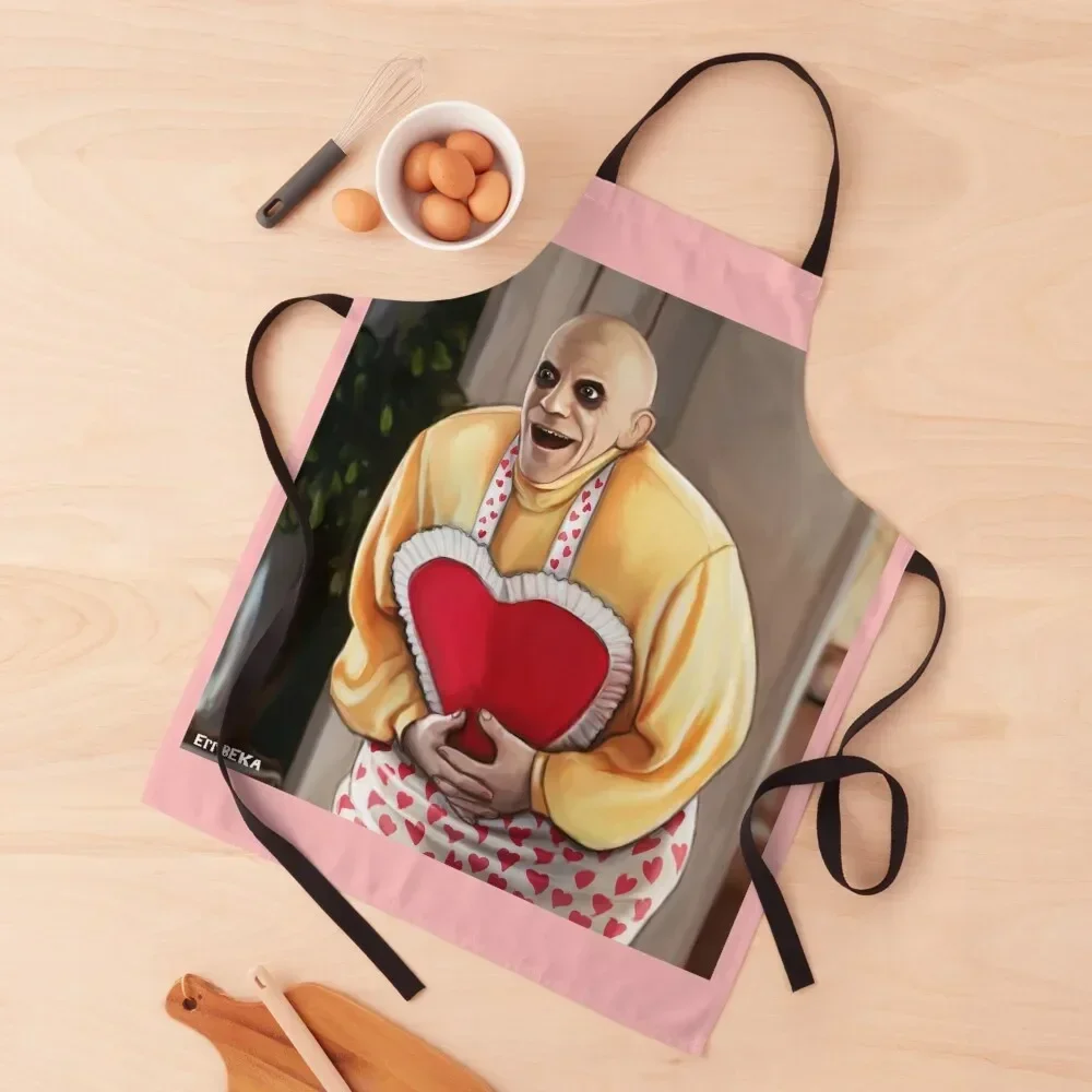 

Uncle Fester Tea service Apron Smock for hairdressing Trim Cloth Chef Accessories Things For Home And Kitchen Apron