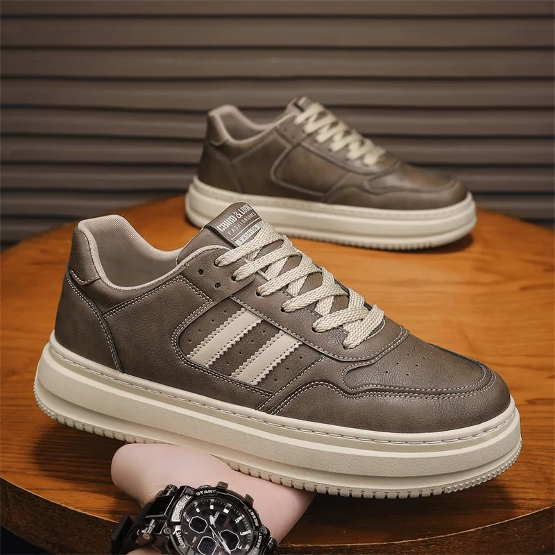 

Men's Sneakers 2025 New Arrival Fashionable Casual Shoes Breathable Anti-slip Thick-soled Shoes for Men Zapatillas Hombre