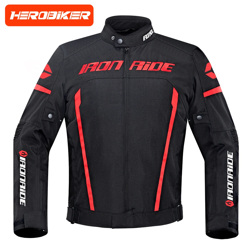 Motorcycle Jacket Wear Resistant Biker Clothes The Four Seasons Motorcycle Jackets Casual Breathable Moto Clothes