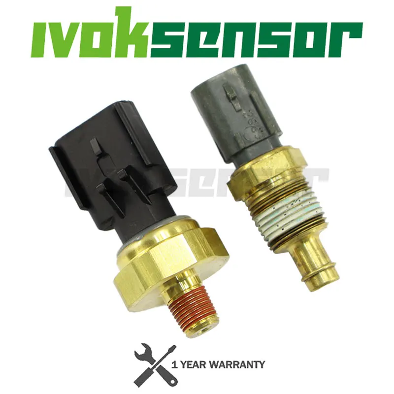 2 Pack Oil Pressure Switch & Coolant Temperature Sensor 5149062AA 5149077AB For Chrysler Aspen Jeep Grand Cherokee Dodge Avenger