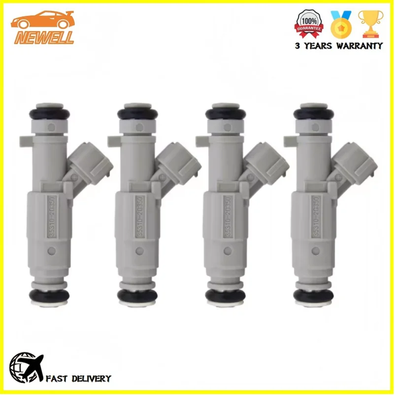 

4pcs 35310-2G350 353102G350 Fuel injector For Hyundai Azera Sonata Kia K5 Sportage 2.4L Engine Nozzle