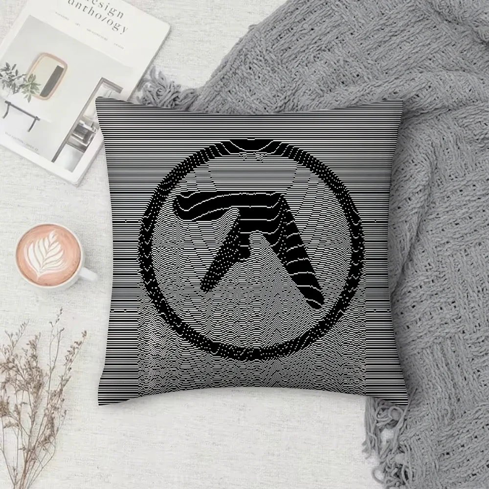 

Наволочка Hot Singer Electronic Master A-Aphex Twin, квадратная, с двусторонней печатью, из короткого плюша, для дивана, подушки для спальни