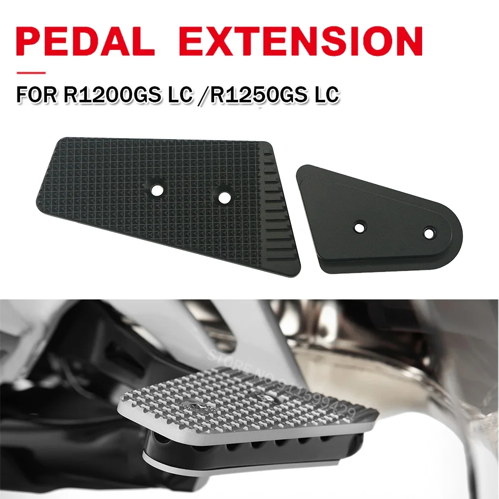 Motorcycle Rear Foot Brake Lever Pedal Enlarge Extension Moto Footrest Pad Extender For BMW R1200GS R1250GS R 1250 1200 GS LC 