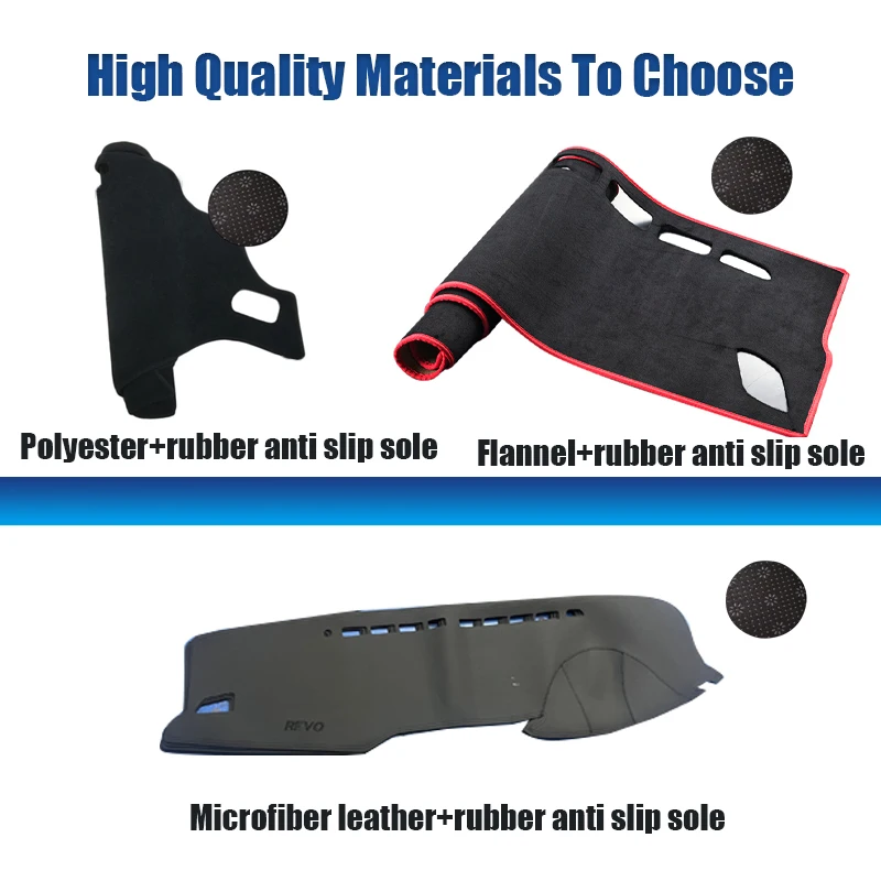 Car Dashboard Cover For Toyota Sienna 2021~2022 LHD RHD Dash Mat Sun Shade Anti-UV Carpets Car Accessories Nonslip Dashmat view 3