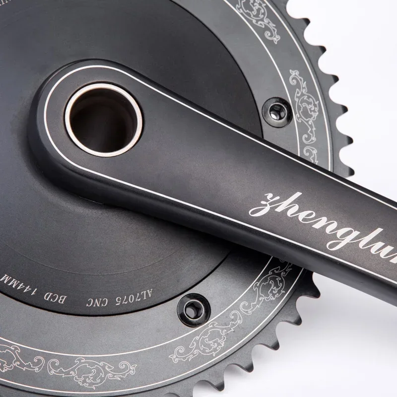 The New high quality aluminum alloy fixed gear bicycle crankset 47/48/49/50/52T