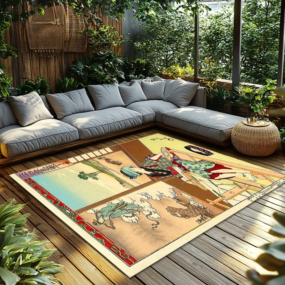 Vintage Japońska Mata Pod Drzw – Japanese Home Textiles recenzja i cena