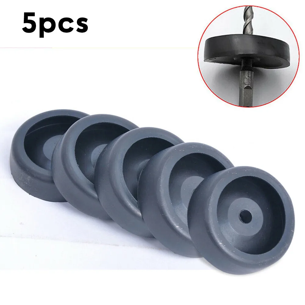 Pack of 5 Silicone Gel Dust Covers for Electric Hammer and Drill Accessories Designed to Prevent Dust During Ash Bowl Drilling