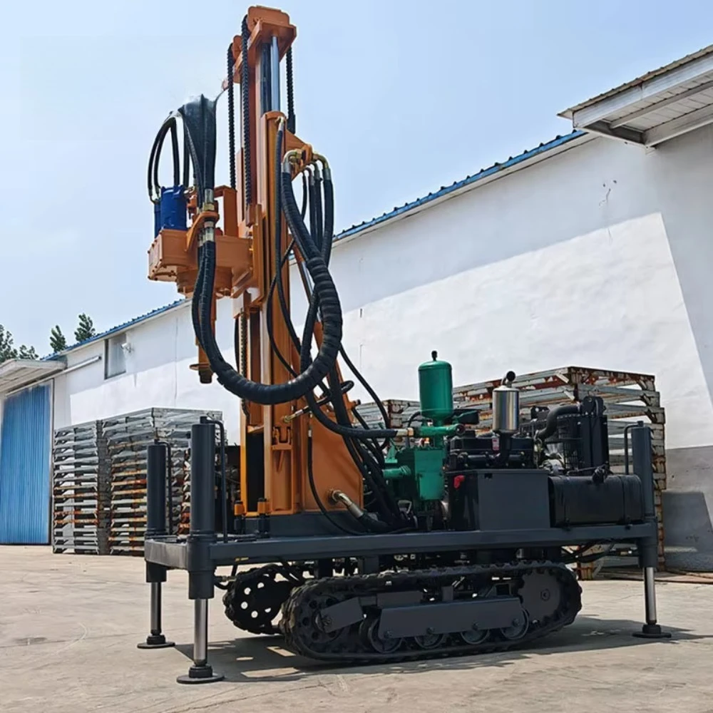 Rotary Drilling Machine Agricultural Farm Rig 230m Drilling Rig Hole Borehole Portable Water Drilling Rig