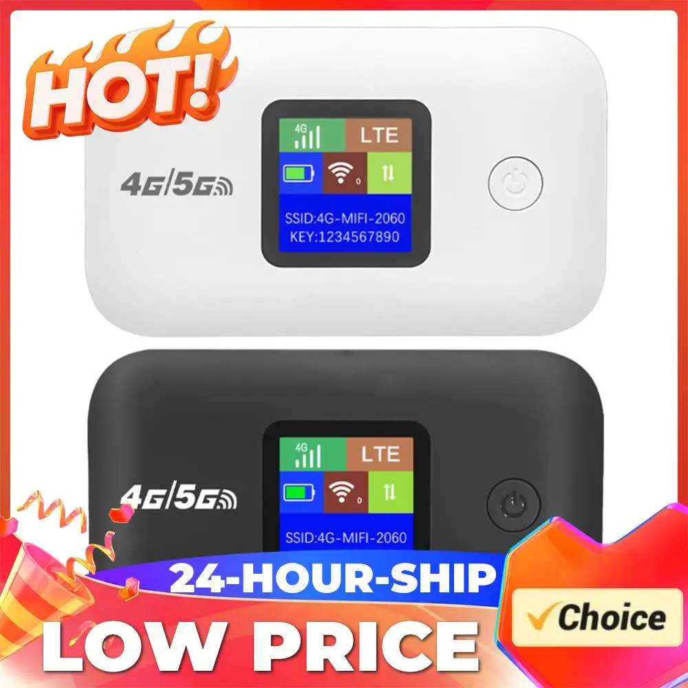 

Миниатюрный портативный Wi-Fi роутер 150 Мбит/с, мобильный Wi-Fi роутер 3000 мАч с поддержкой SIM-карты, 4G карманный Wi-Fi роутер