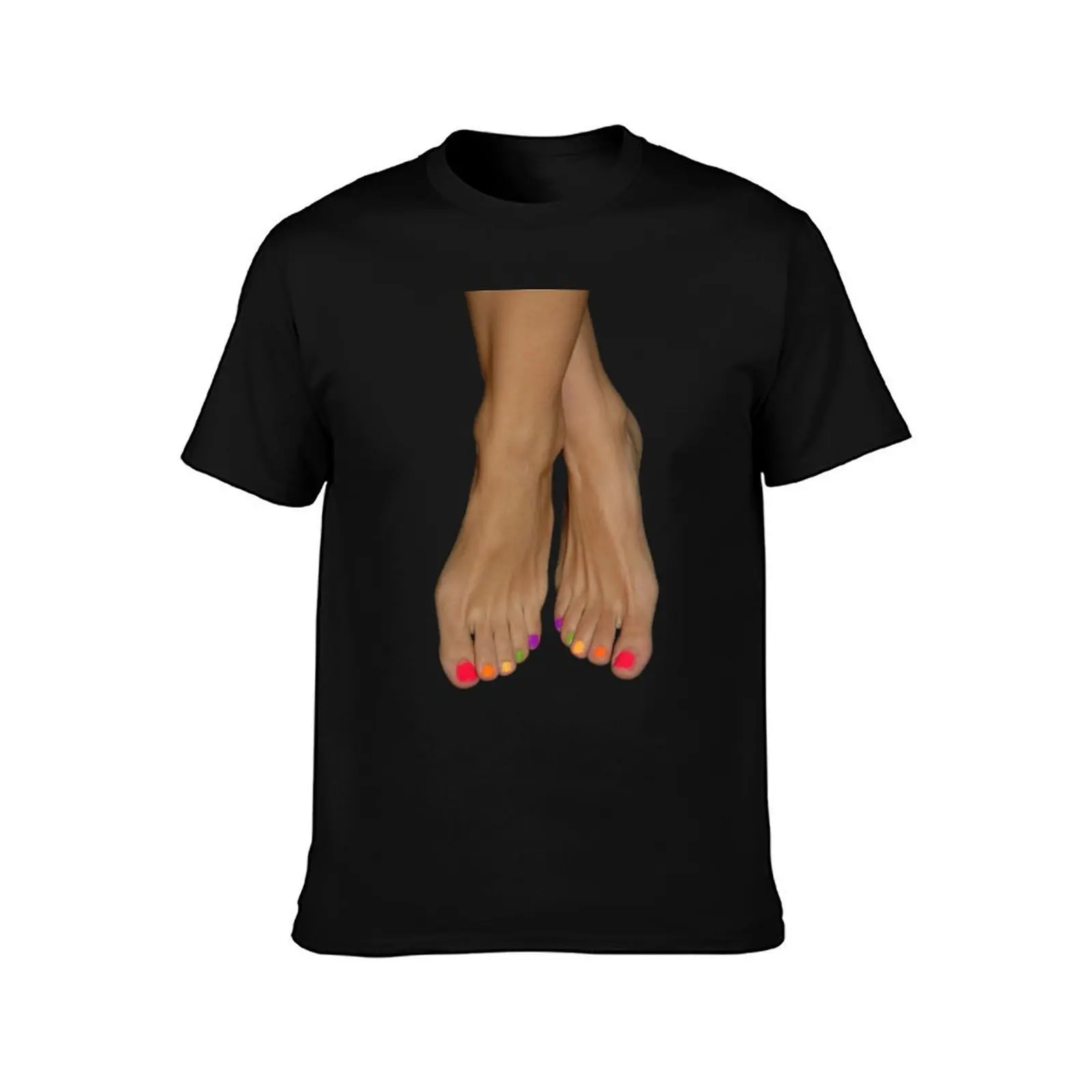 Multicoloured Toes T-Shirt Outdoor Activity Sports T-Shirt