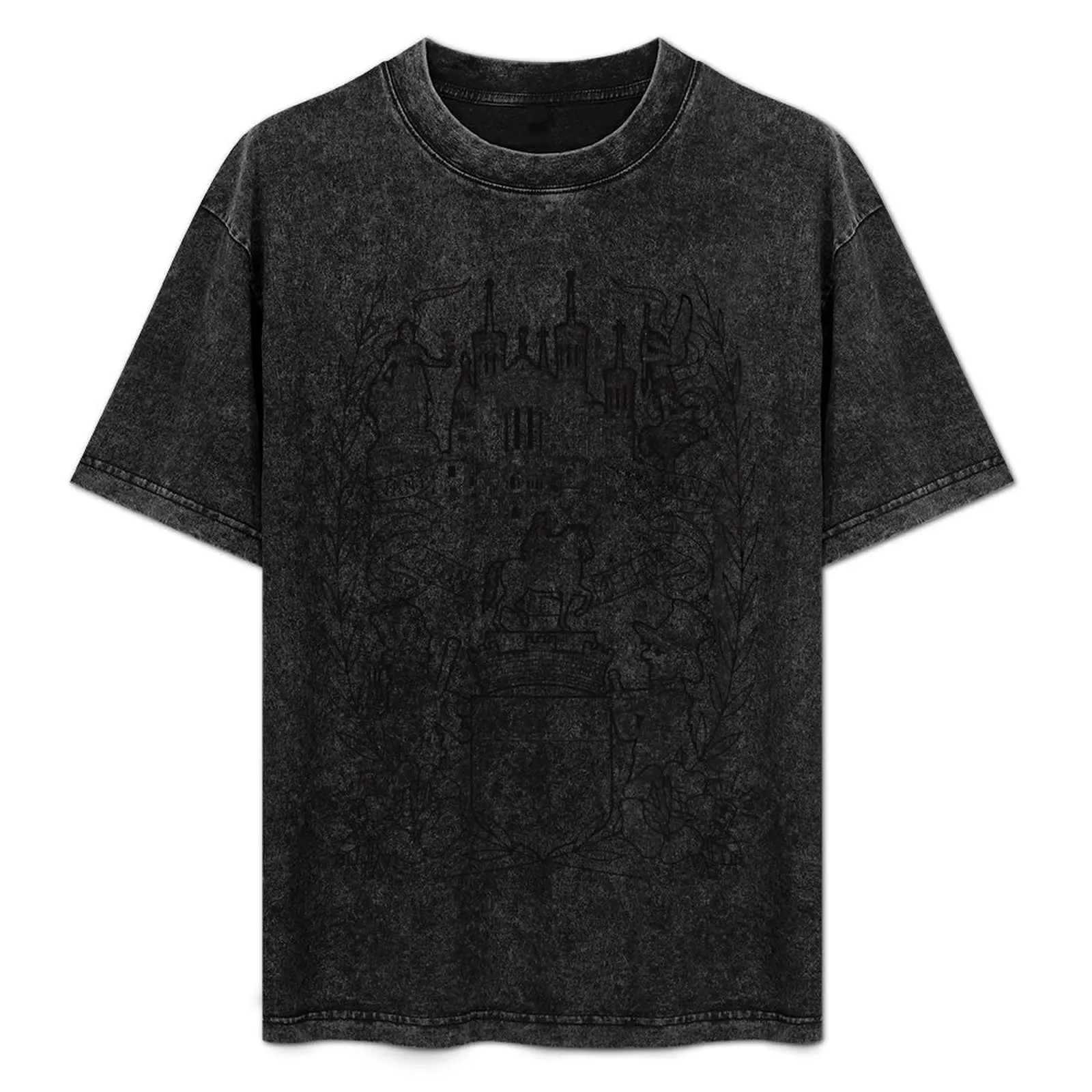

Lyon Old School T-Shirt Regular Fit Plain Tee Shirt