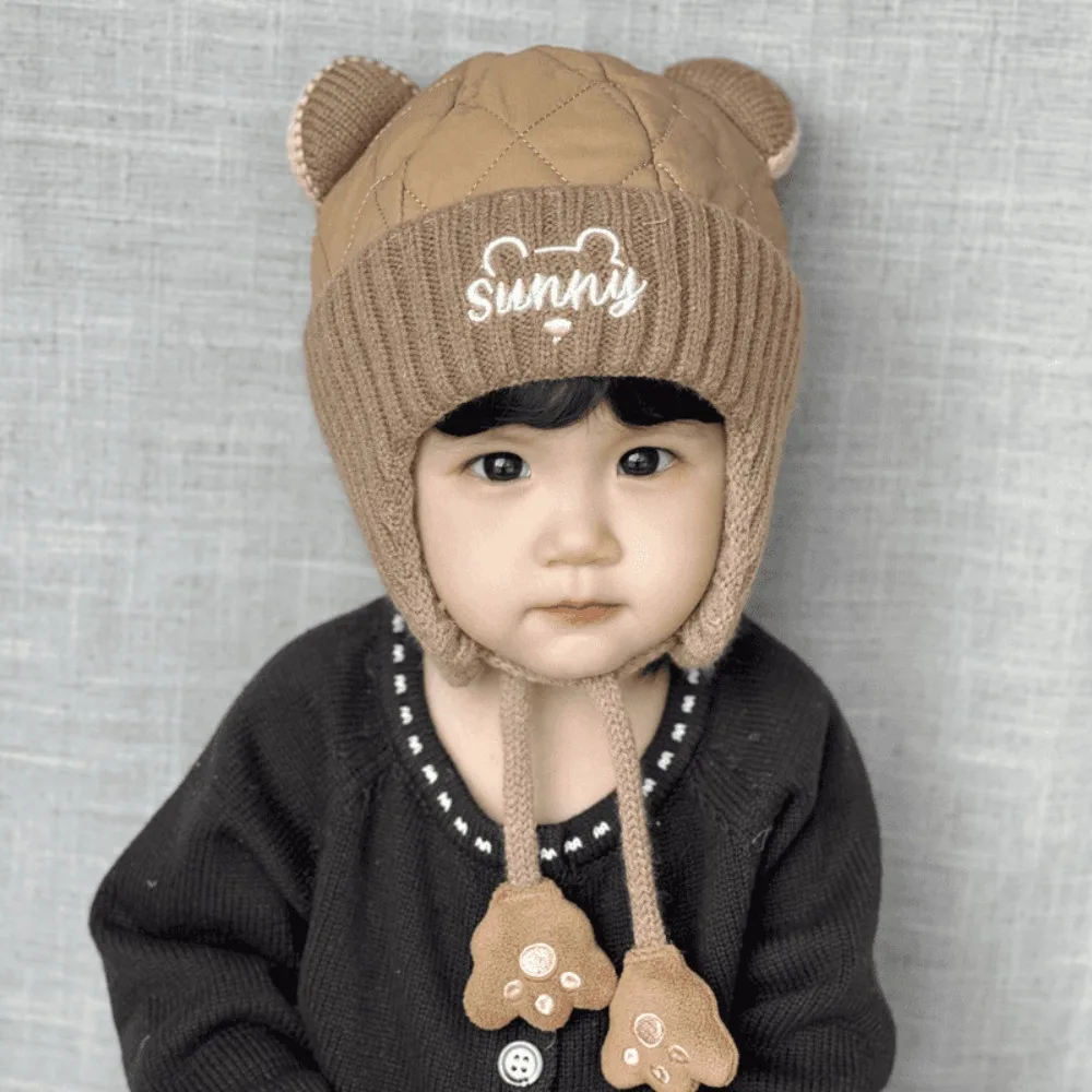 

Breathable Warm Toddler's Lei Feng Hat Soft Thickened Baby Ear Protection Cap Coldproof Cartoon Beanie Caps Outdoor Activities