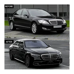 2024 Nuovo Arrivo mercedes rhd w221 aggiornamento interno w221 a w223 kit carrozzeria per mercedes classe s w221 a w223 rhd