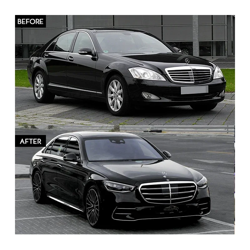 2024 New Arrival mercedes rhd w221 interior upgrade w221 to w223 body kit for mercedes s-class w221 to w223 rhd