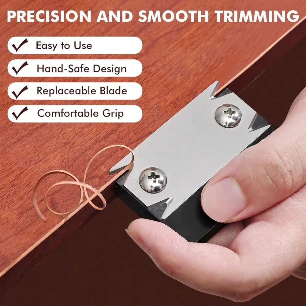 Trimmer Wood Chamfering Specialty Edge Banding Trimmer Wood Chamfering Fillet Scraper Board Deburring Tool Woodworking Tools