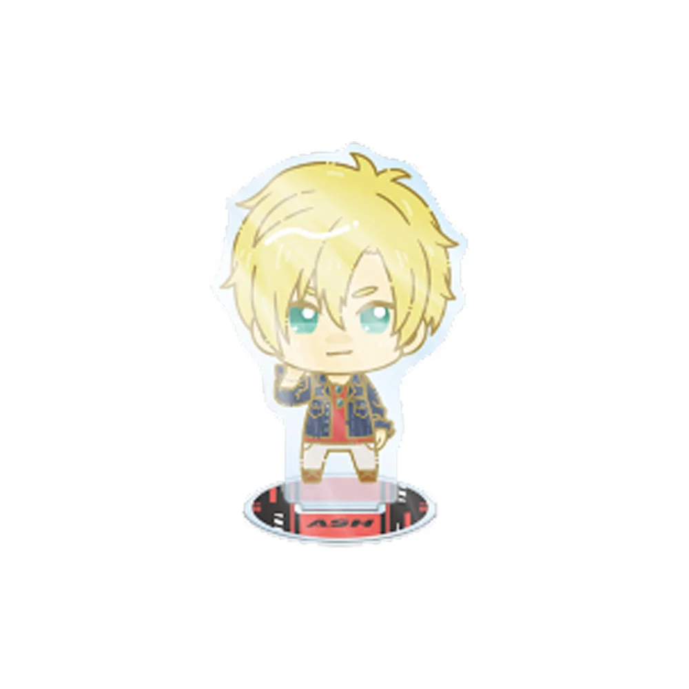 Anime BANANA FISH Ash Lynx Eiji Okumura Q Version Acrylic Keychain Stand Figurine Desk Decor Gift view 6