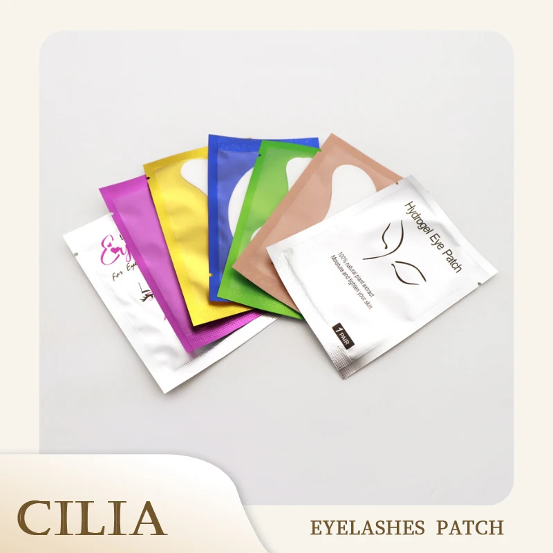 50 paia/pacco bende per gli occhi estensioni delle ciglia sotto le ciglia adesivi per occhi finti forniture per l'estensione delle ciglia per il trucco delle ciglia finte