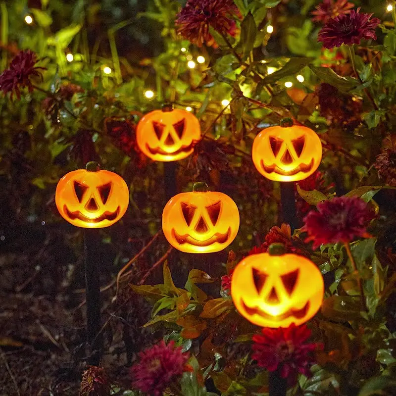 

Halloween Outdoor Pumpkin Lawn Ground Insertion Lamp Solar Energy Courtyard Waterproof Decoration Lamp Garden Terrace Atmosphere