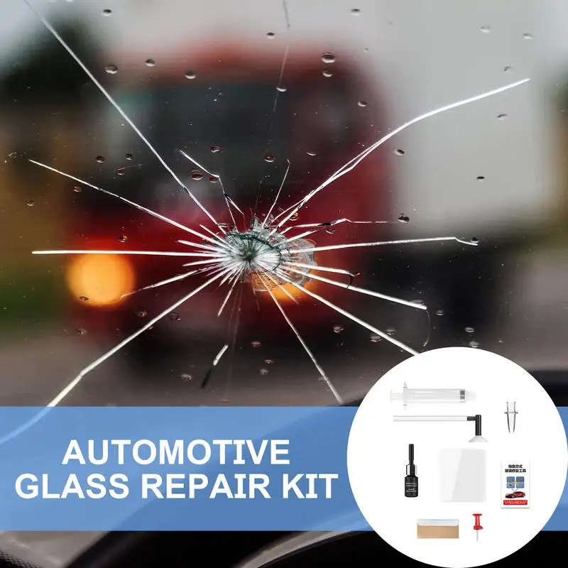 Car Windshield Repair Kit Glass Restoration Agent DIY Windows Windscreen Crack Spot Repair Tool Glass Glue  Car Supplies