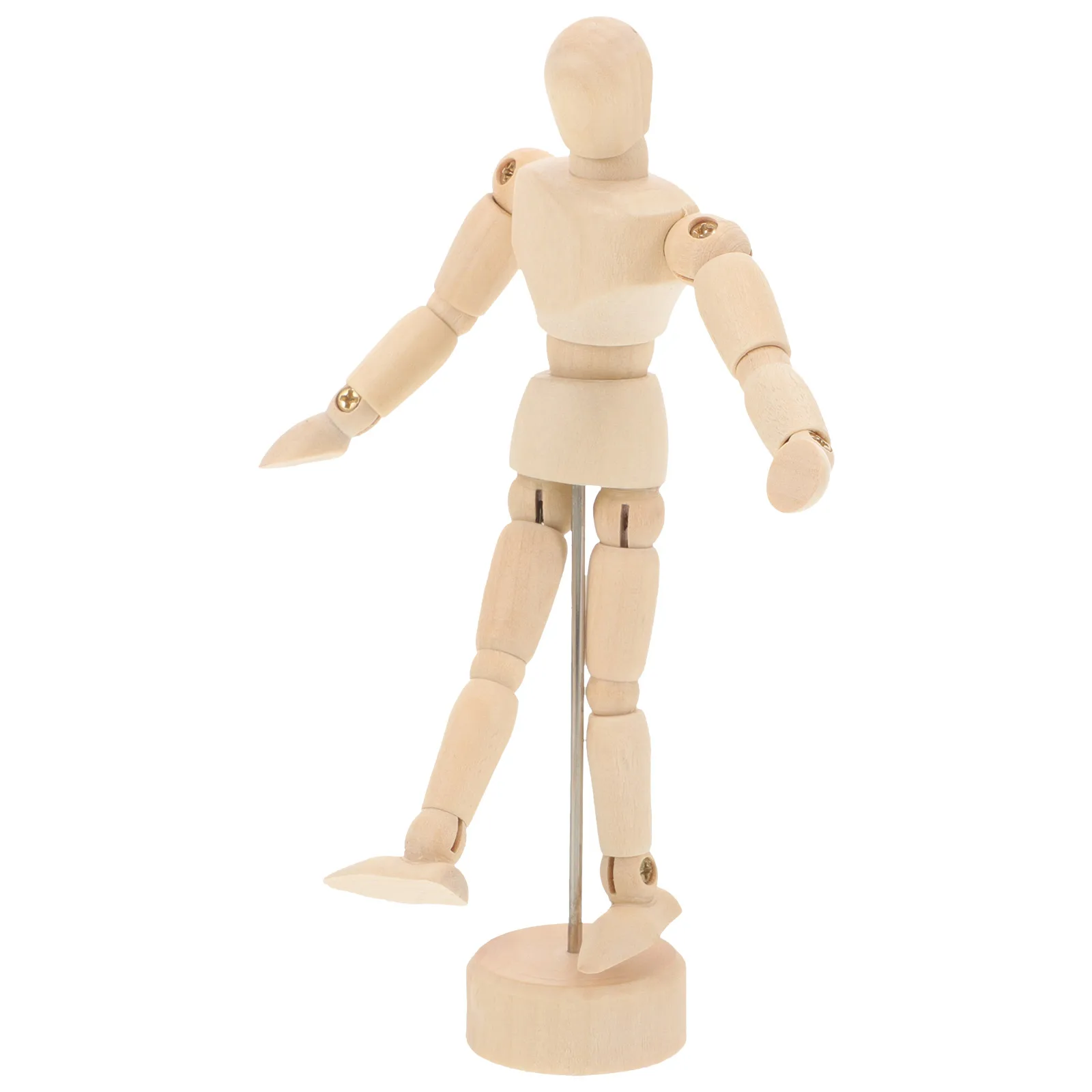 

Wooden Model Human Figure Drawing Teaching Tool Movable Puppet for Artists Studio Classroom Use Lightweight Portable Wooden