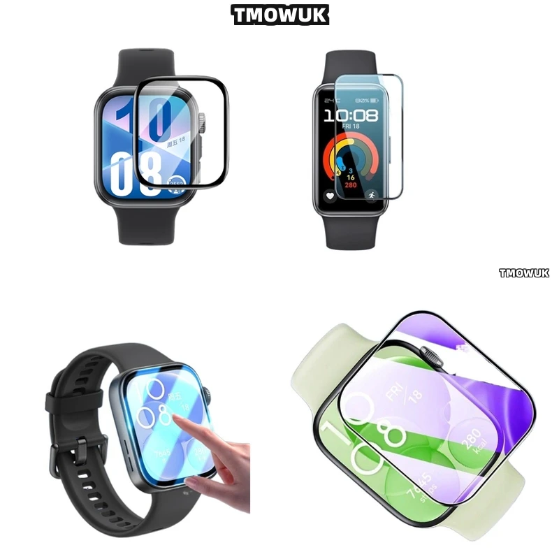 

For Huawei Band 6 7 8 9 10 B6 B7 Watch D2 Fit 3 4 Pro Special Edition, Bubble-Free Installation Film.