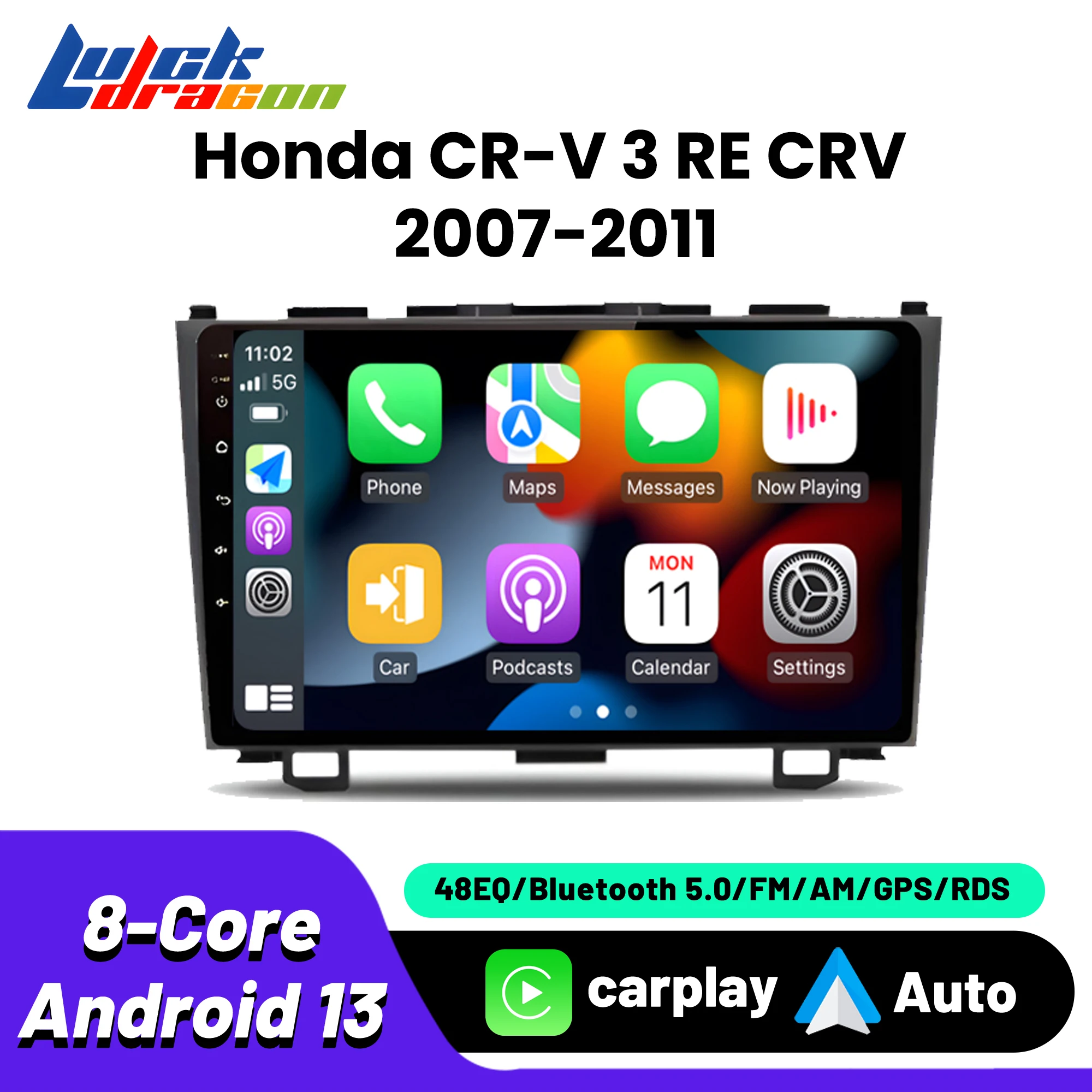 

Android 13 Carplay For Honda CR-V 3 RE CRV 2007-2011 Autoradio Multimedia Android Auto Wireless 9inch 2Din Car Radio Video wifi