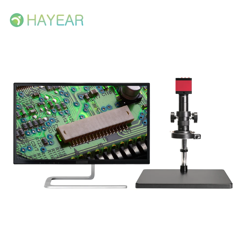 رائجة البيع 14MP HDMI 1080P HD Usb HDMI الرقمية مجهر صناعي كاميرا مجموعة TF بطاقة مسجل فيديو لإصلاح الهاتف المحمول PCB