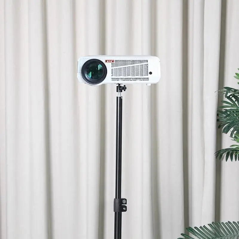 2025 جديد حامل حامل ثلاثي القوائم من الألمنيوم القابل للتعديل لكاميرا ويب كاميرا الإسقاط وإضاءة الاستوديو مع دوران 360 درجة