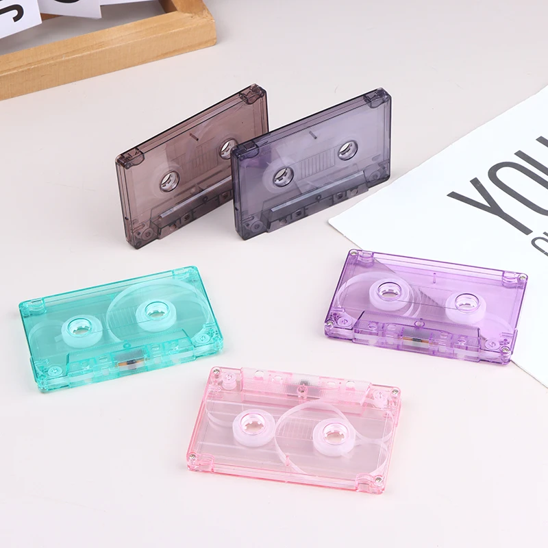 1Pc Color Blank Tape Case Audio Recording Cassette Tape Shell Empty Reel To Reel Cassette(No Inner Core And Outer Box)