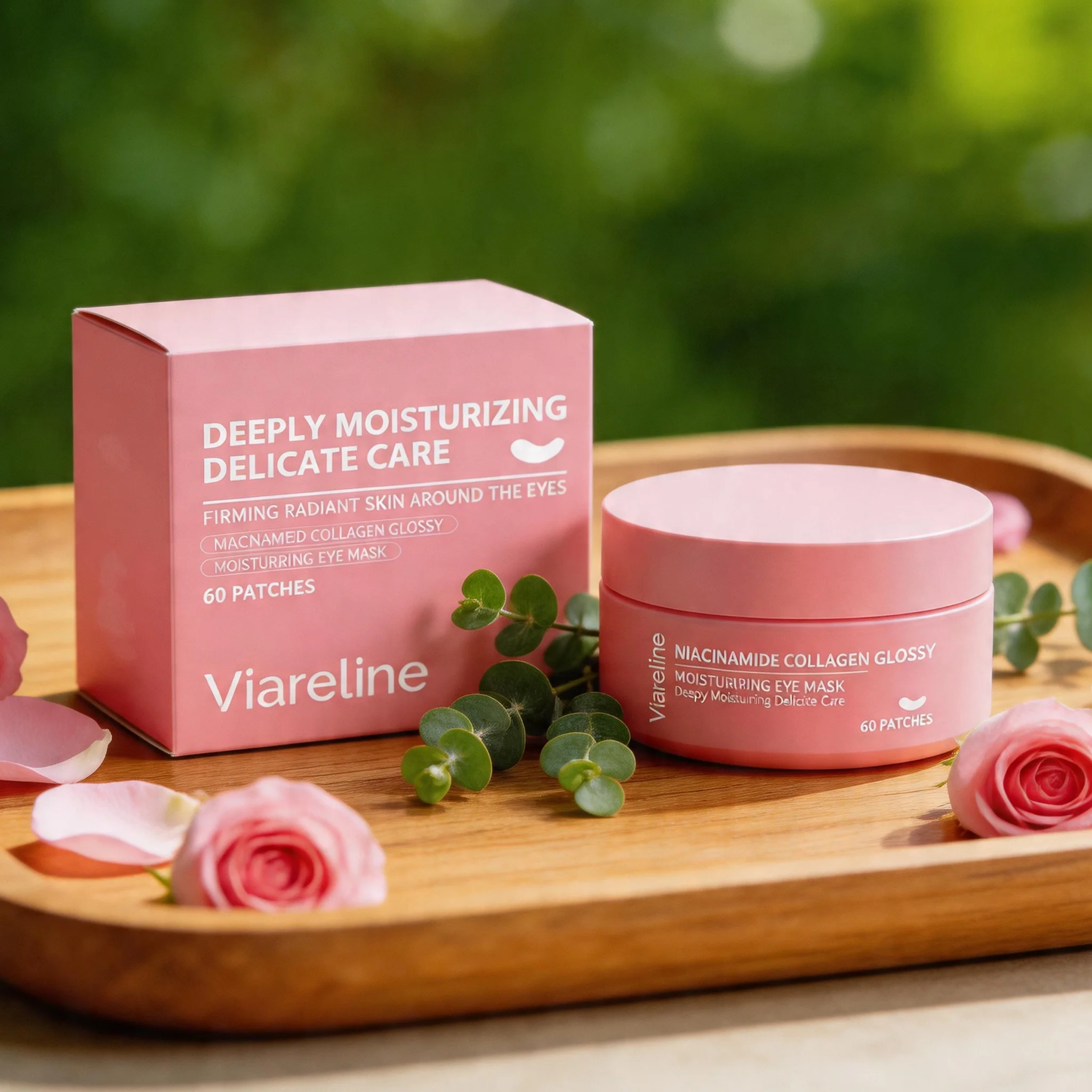 Sakura Collagen Peptide Under Eye Patches Mask for Wrinkles Fine Lines  Removal Moisturizing Firming Eye Patches Skin Care