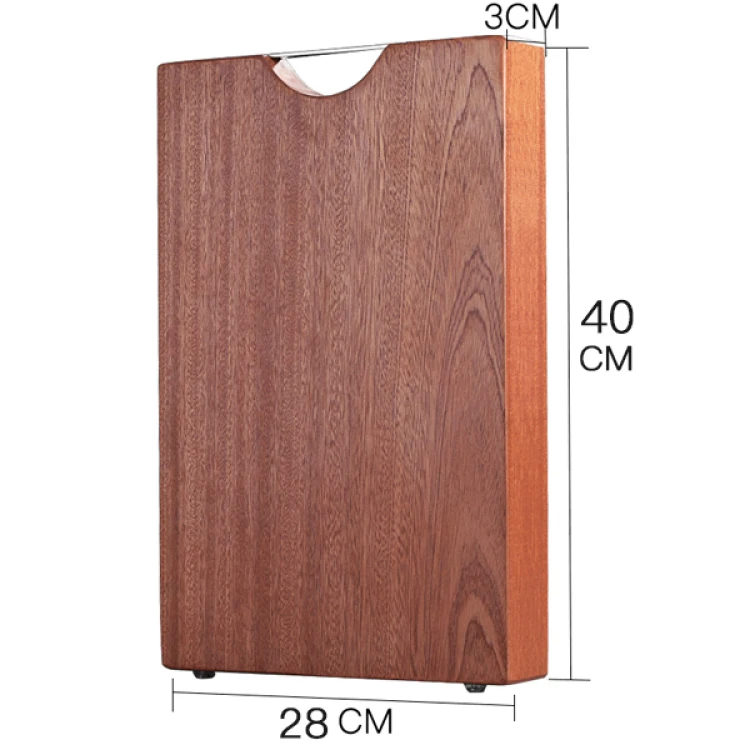 

Antibacterial Mildew-proof Log Paint-free Ebony Chopping Blocks and Household Wholewood Kitchen Cutting Board Does Not Crack