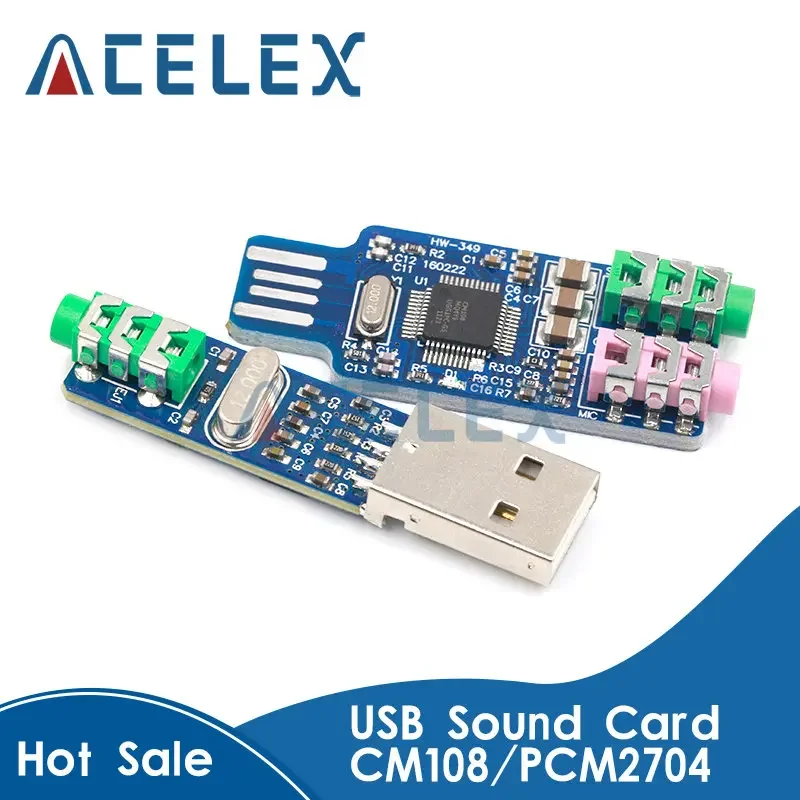 5V Mini PCM2704 USB DAC HIFI USB Sound Card USB Power DAC Decoder Board Module For Arduino  Pi 16 Bits