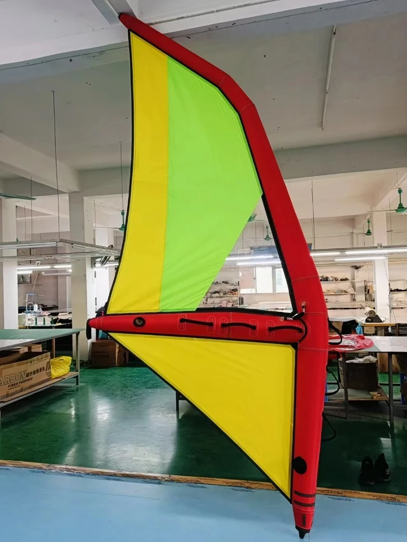 Foldable Inflatable Wing Foil Rig Wind Sail, Portable Inflatable Sail Accessory for Inflatable Boats & Outdoor Water Sports