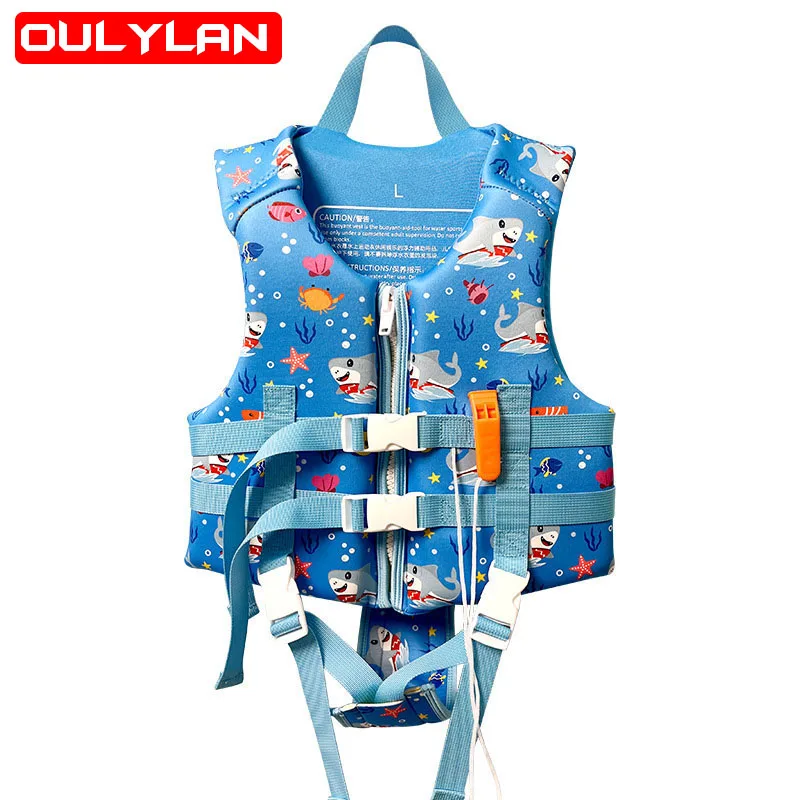 

Oulylan Child Vest Swimmer Jackets Life Buoyancy Vest for Kids Jet Ski Boating Surfing Sailing Water Sports Swimming Supplies