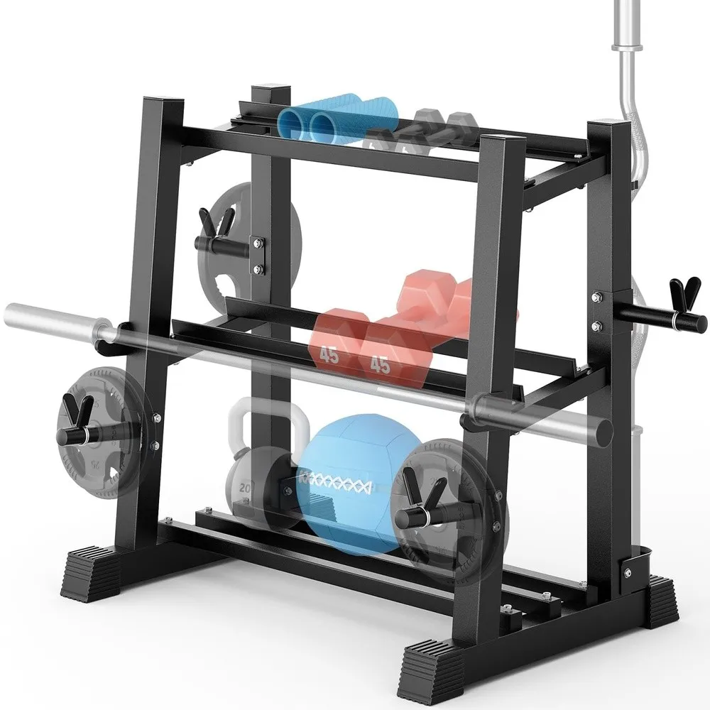 Adjustable 3 Tier Dumbbell Rack Stand Only