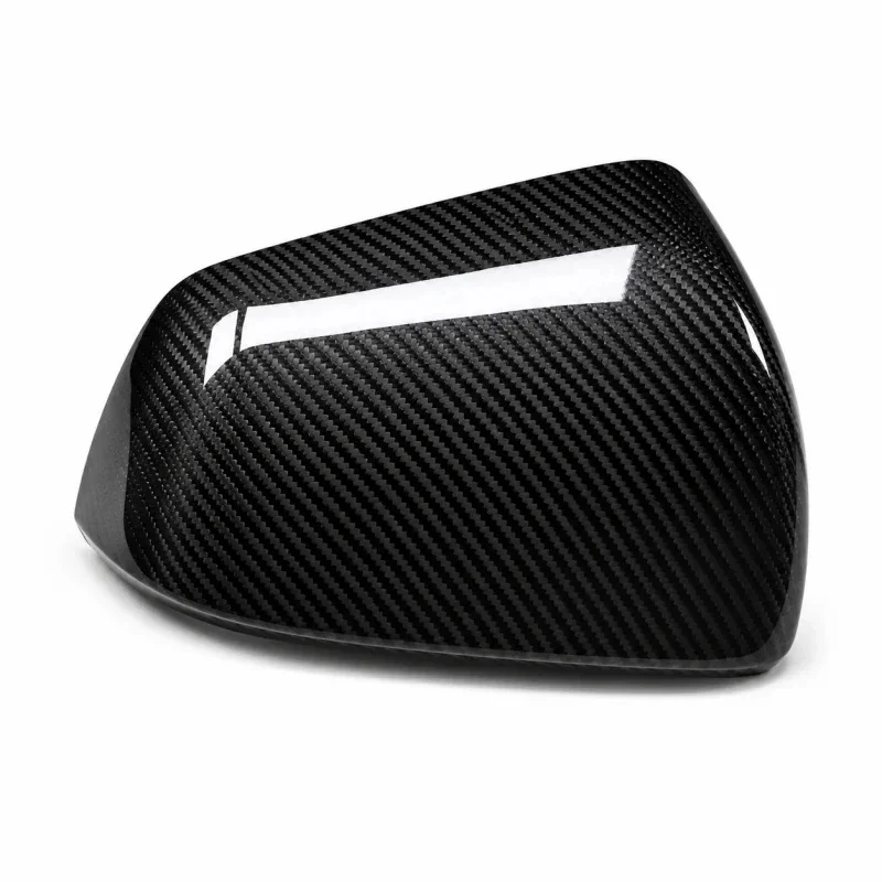 High Quality Lightweight Anti Scratch Carbon Fiber Side Mirror Cover Caps Fit Mustang 2024+ view 3